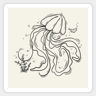 Summer Jellyfish Sticker